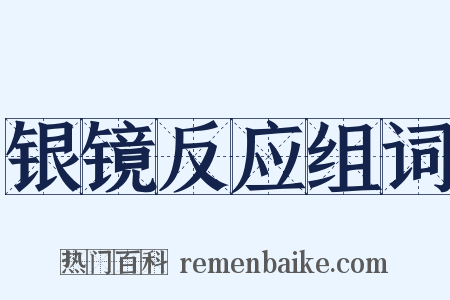 银镜反应组词是什么意思的图片